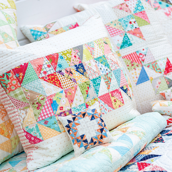 CT Scrapbook of Quilts PAL Week 5 Pirouette Pillows